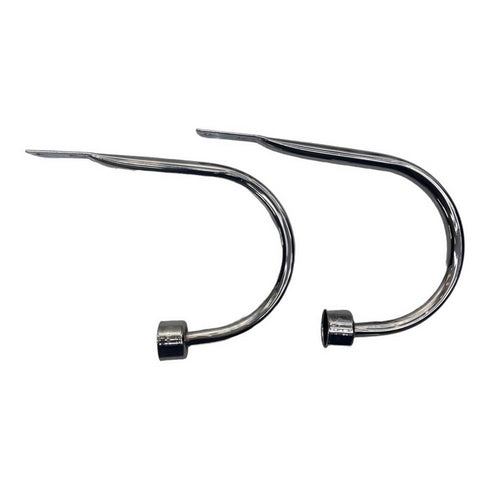 silver Curtain Tiebacks